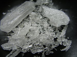 a beautiful macro shot of Crystal Methamphetam...